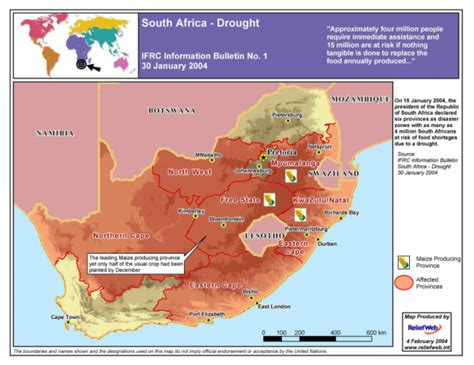 Africa Drought Map