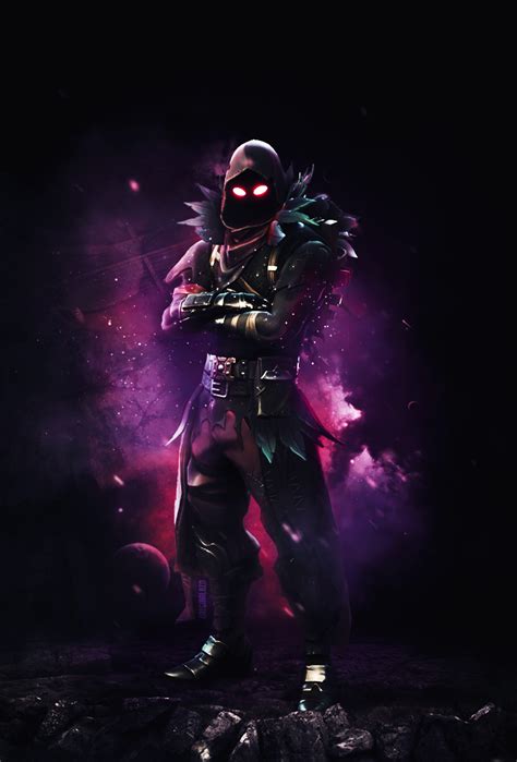 Download Fortnite Raven Epic Games Wallpaper For Phone And Hd By