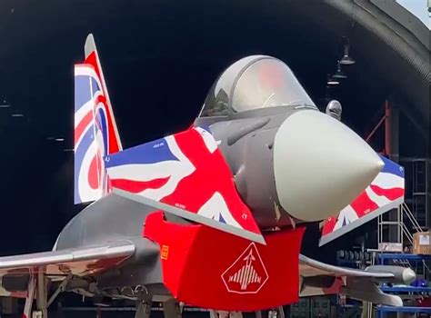 Royal Air Force Unveils New Union Jack Colour Scheme For Display