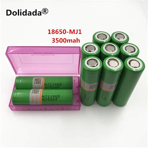4pcs Dolidada 100 Original 18650 Battery 3500mah 37v Rechargeable