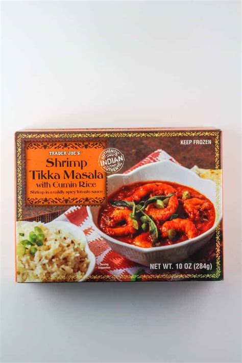 I bought this and then let it sit in my freezer for several months, because every time i thought about trying it, i found some easier, more familiar choice. Trader Joe's Shrimp Tikka Masala | BecomeBetty.com