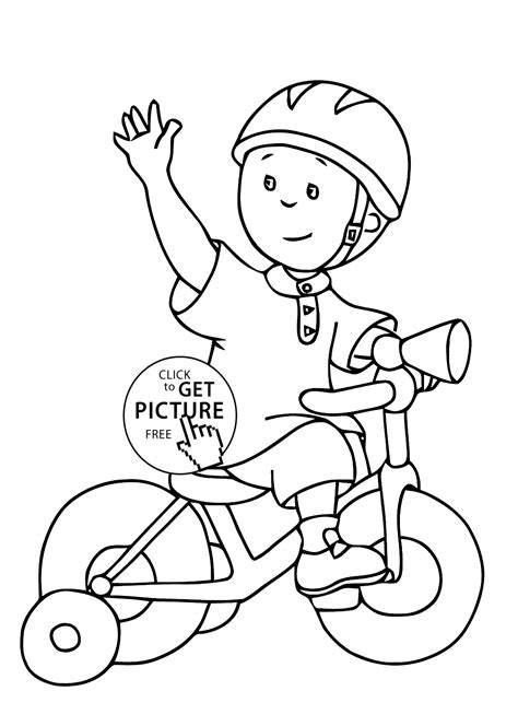 Find deals on products in arts & crafts on amazon. Caillou coloring pages for kids printable free