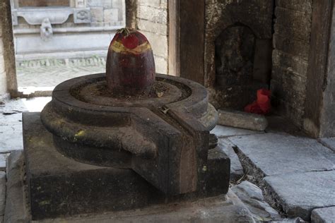 Detail Of A Linga The Pashupatinath Temple