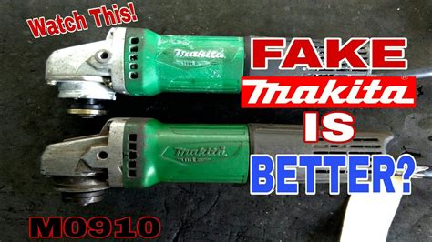 Original Makita Vs Fake M0910 Angle Grinder Watch This Makita