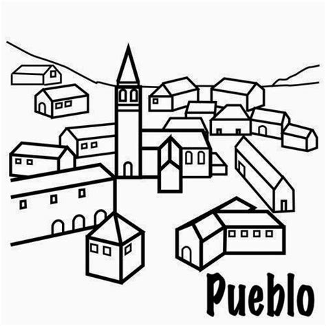 Dibujos Para Colorear Maestra De Infantil Y Primaria Pueblos Y