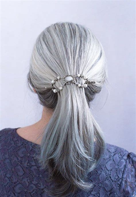 The Top 10 Best Hairstyles For Long Gray Hair In 2019 Long Gray Hair