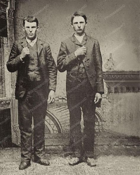Jesse James And Frank James Vintage 1872 8x10 Reprint Of An Old Photo