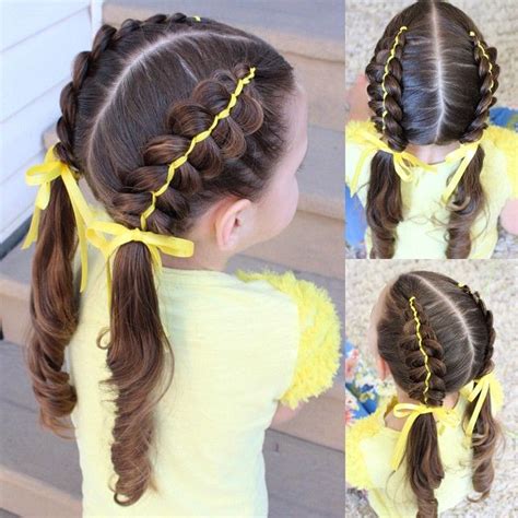 A french braid is good, but how about a french braid that incorporates ribbons? Chelsea on Instagram: "5 strand ribbon braids. Ribbon ...