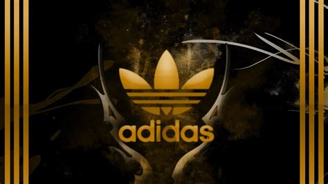 Gold Adidas Logo Wallpapers On Wallpaperdog