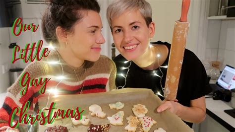 Baking Christmas Cookies Lesbian Couple Vlog Youtube