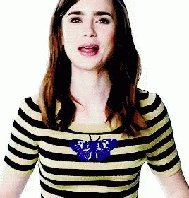 Lily Collins Lily GIF Lily Collins Lily Happy Discover Share GIFs
