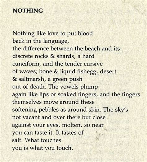 Nothing By Margaret Atwood Writing Poetry Literary Quotes Poems