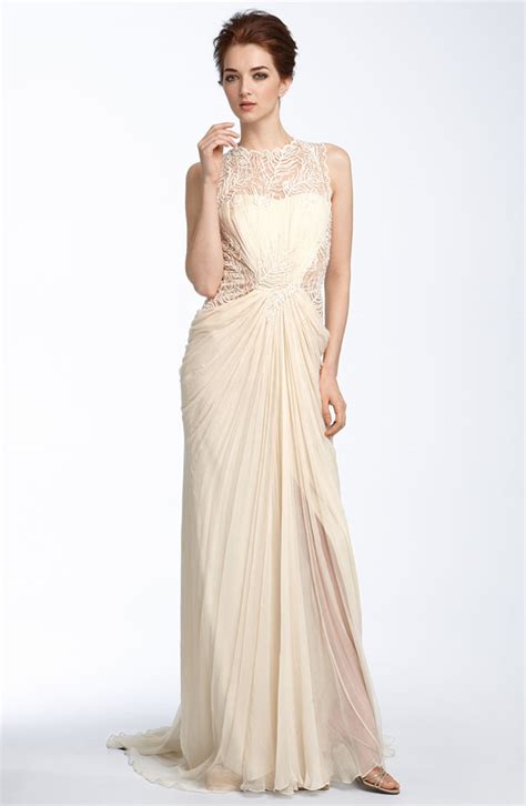 Price and other details may vary based on size and color. nordstrom-wedding-dress-lace-column-bridal-gown-vintage ...