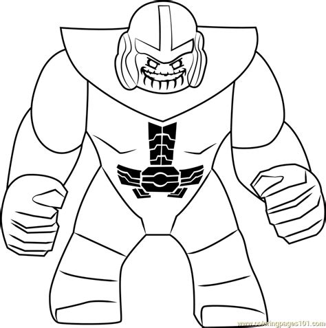 Lego Thanos Coloring Page Free Lego Coloring Pages