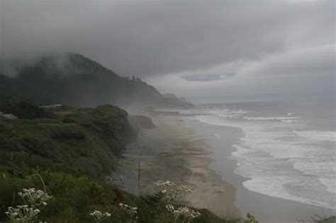 Sea Storm Rain Storm Washington Beaches Washington State Ocean