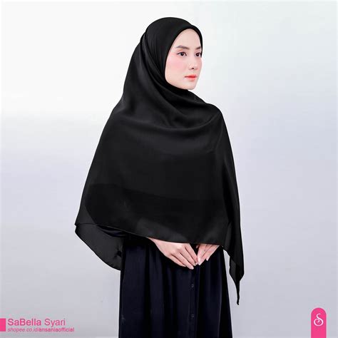 Jual Jilbab Segi Empat Jumbo Bella Syari Ansania Hijab Sa Bella