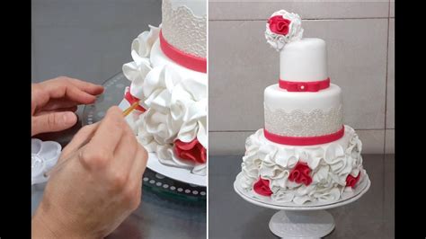 Easy Wedding Cake Decorating Idea Tutorial By Cakes Stepbystep Youtube