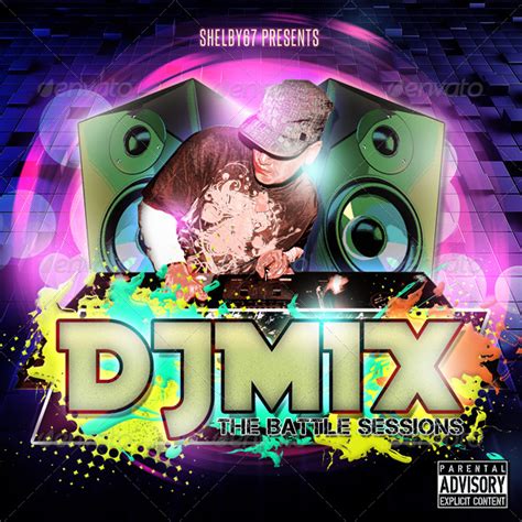 Dj Mix Mixtape Cd Dvd Artwork Template By Shelby67 Graphicriver