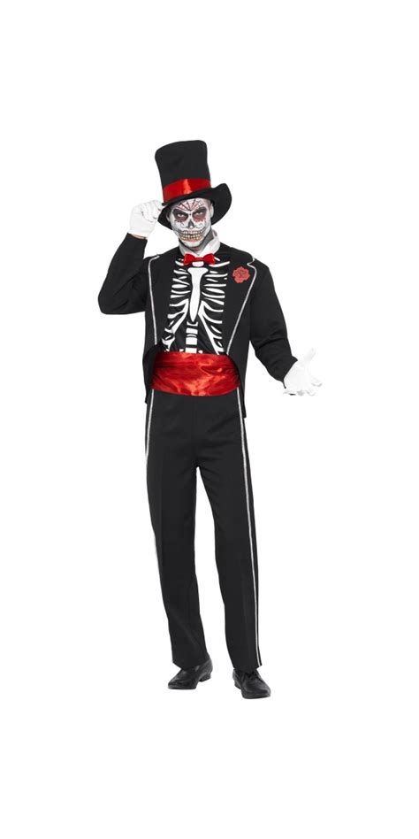 Jour De La Mort Costume Déguisement Squelette Costume Halloween 0109