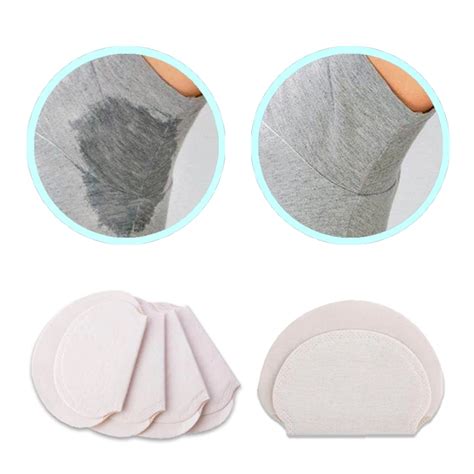 20pcs Disposable Absorbing Underarm Sweat Guard Pads Fabric Deodorant