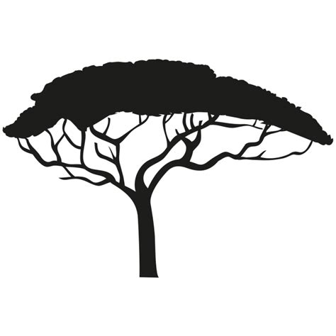 Africa Silhouette Tree Drawing Urban Vector Png Download 800800