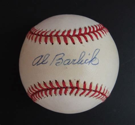 Lot Detail Al Barlick Autographed Rawlings William White Ro N Ball Wbox