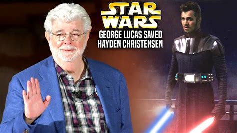 Ob das für george lucas entscheidend war oder nicht, sei mal dahin gestellt, aber gerade dank charakteren wie jar jar binks, so nervig er auch für uns erwachsene sein mag, wird das ganze zu einem kunterbunten rummelplatzbesuch. George Lucas Saved Hayden Christensen Again! (Star Wars ...