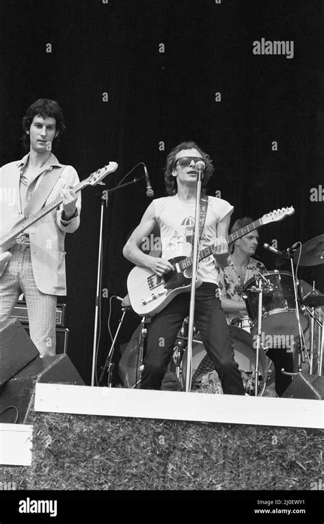 Graham Parker And The Rumour Seen Here Performing On Stage At The