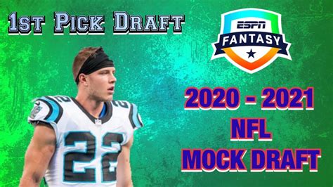 Practice drafting for your fantasy football league. Fantasy Football Mock Draft (1st Overall Pick) - YouTube