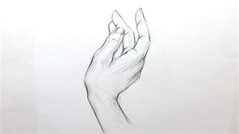 Pencil Sketch Of Human Body Parts Hand Youtube