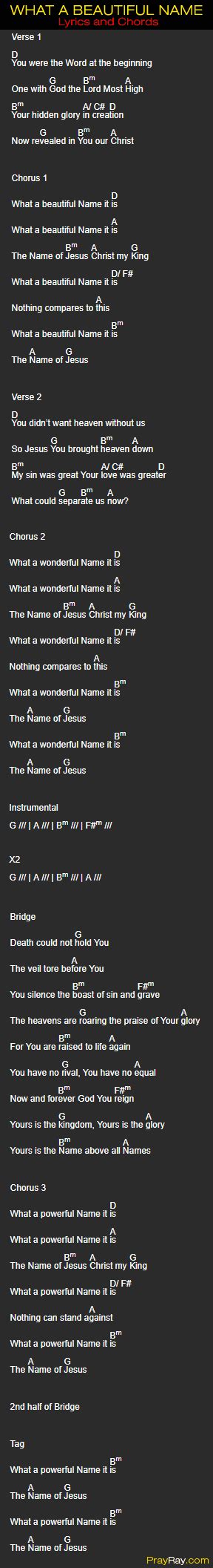 What a beautiful name lyrics by hillsong worship. HILLSONG WORSHIP SONG - WHAT A BEAUTIFUL NAME Chords, Lyrics