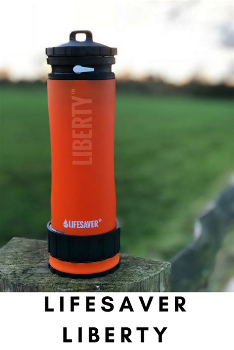 Lifesaver Liberty Water Purifier Bottle Travel Backpaking