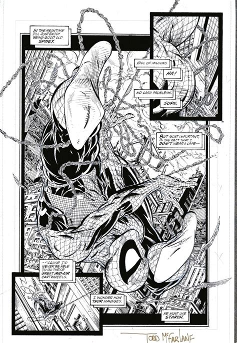 Todd Mcfarlane Spider Man 1 Pg 20 In Rodney Rappaports Todd