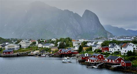 Foggy Lofoten In Norway Free Stock Photo Public Domain Pictures