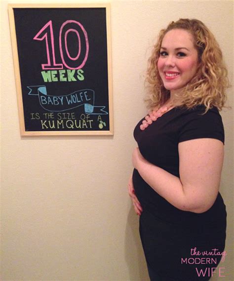 Baby Bump Monday 10 Weeks The Vintage Modern Wife