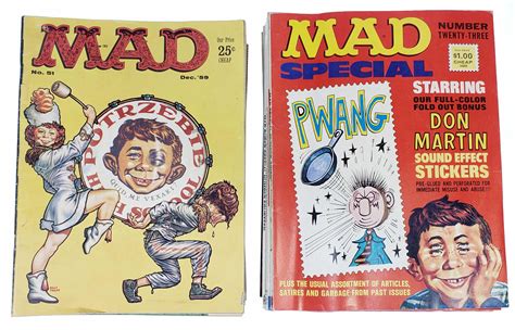 Lot 45 Vintage Mad Magazines Special Volumes