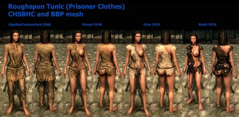 Prisoner Clothes and Rags v2 for CBBEv3 bodyslide CHSBHC BBP 服ローブ