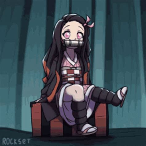 Nezuko GIF Nezuko Temukan Bagikan GIF