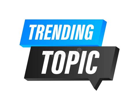 Trending Topic Icon Badge Ready For Use In Web Or Print Design Vector