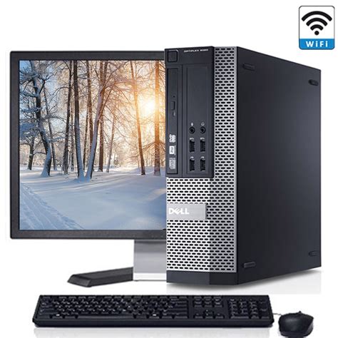 Dell Desktop Computer 790 Core I5 8gb Ram 500gb Hd With A 19 Lcd