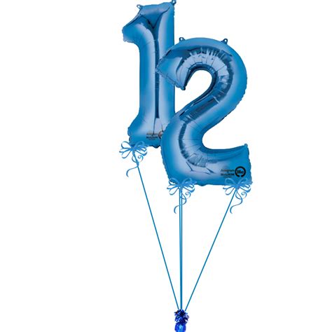 Blue Giant Numbers 12 Magic Balloons