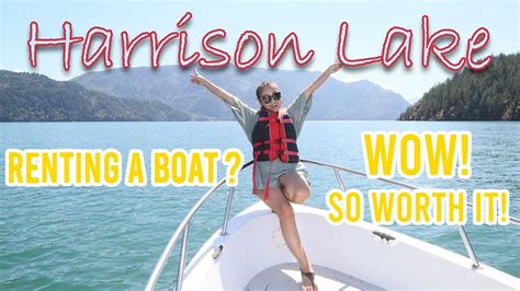Lake city monogram & embroidery. Harrison Lake Adventure | Boat Rental - YouTube