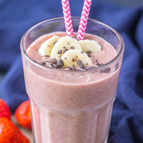 Wholesome Strawberry Banana Smoothie Natalies Well Being Cik World