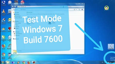 Cara Mudah And Cepat Menghilangkan Test Mode Windows 7 Build 7600 Youtube
