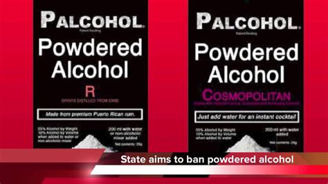 Palcohol Against The Law Tennessee Plans To Ban Powdered Alcohol Youtube