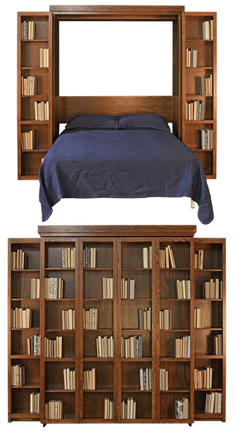 As winter rolls in in the northern states, woodworkers move indoors. The new Bi-Fold Bookcase Murphy Bed (shown in oak) is ...
