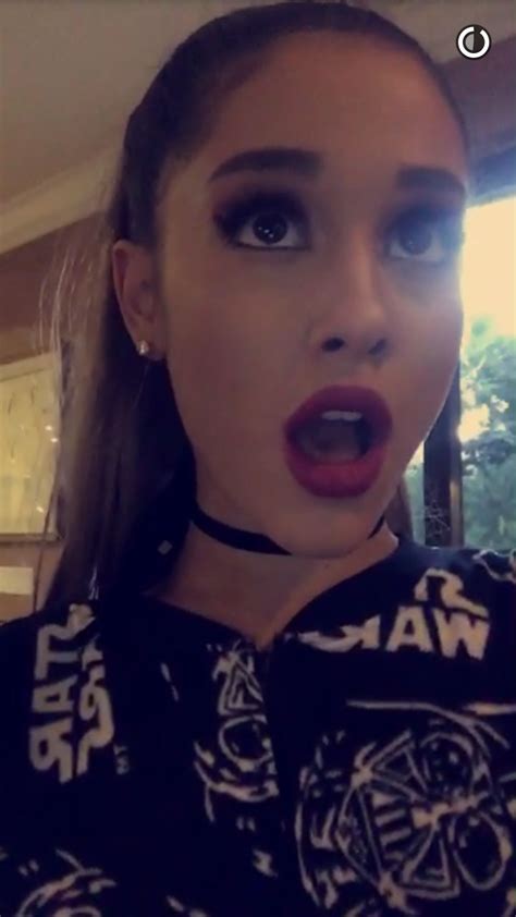 Ariana Grande Pics Snapchat January 2016 • Celebmafia
