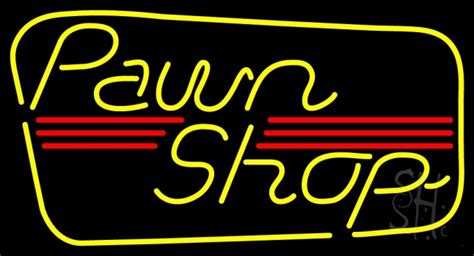 Yellow Pawn Shop Neon Sign Pawn Neon Signs Neon Light