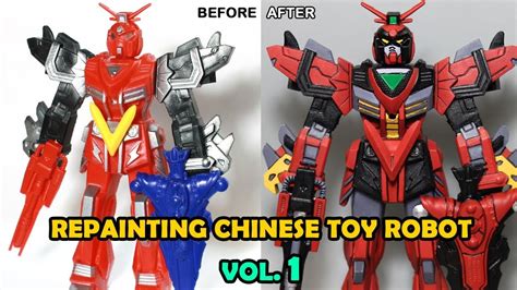 Repainting A Cheap Chinese Toy Robot Vol1 Youtube