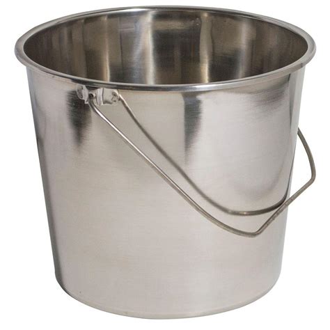 Amerihome Extra Large Stainless Steel Bucket Set 3 Pack 801682 The